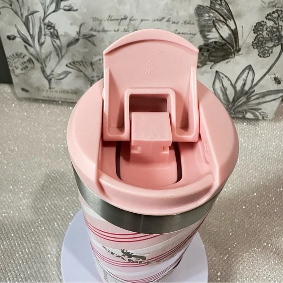Stanley Strawberry Cream Twist 16oz AEROLIGHT Transit Bottle Target Exclusive - Picture 10 of 12